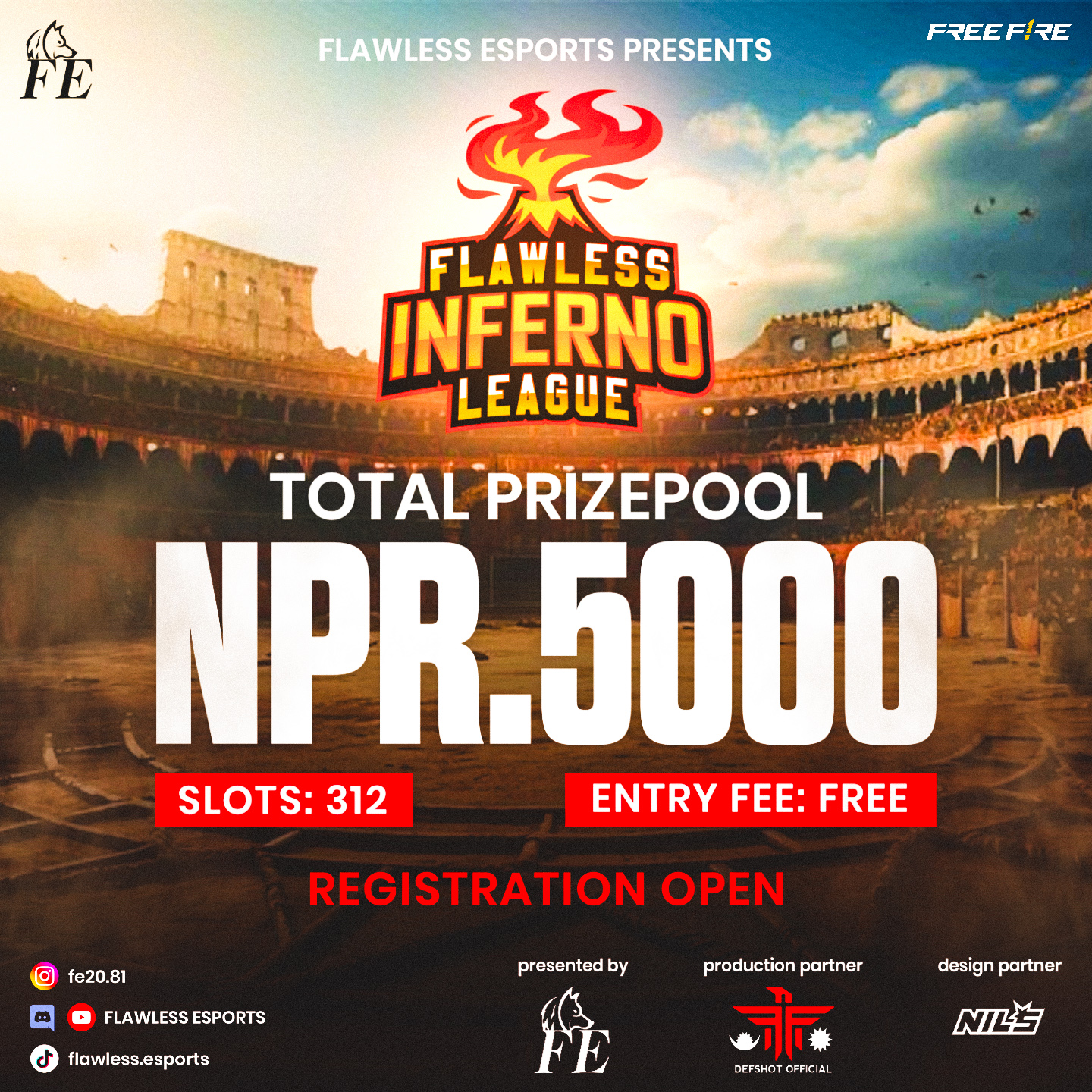 Flawless Inferno League Logo